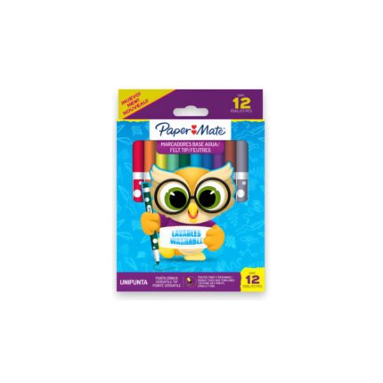 Marcadores Delgados Paper Mate x 12