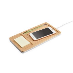 Organizador de escritorio eco Cargador inalambrico