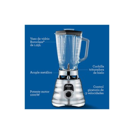 Licuadora Oster Clásica - Perilla Ergonómica