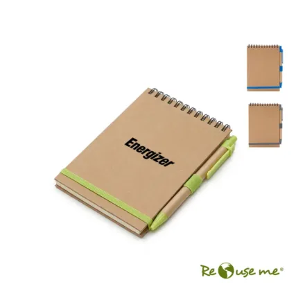 Cuaderno ECO1 Espiralado A6 C/boligrafo