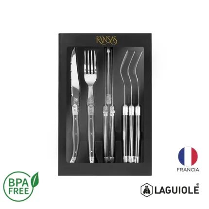 Set de 8 Cubiertos Laguiole