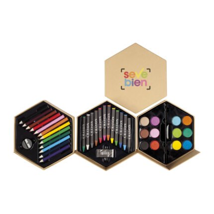 Set de pinturas Hexágono