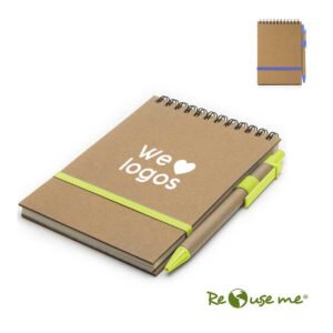 Cuaderno ECO1 Espiralado A6 C/boligrafo