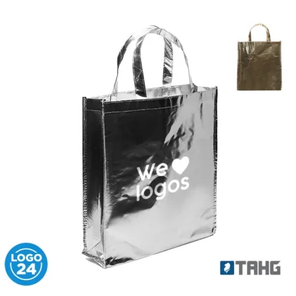 Bolsa Shopping Metalica 36x40x10