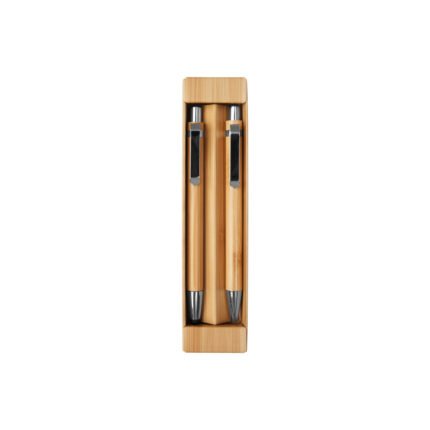 SET DE BOLIGRAFO Y LÁPIZ MECÁNICO DE BAMBÚ "NAGANO DUO"
