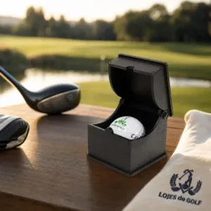 Caja De Madera Lustrada Golf X1