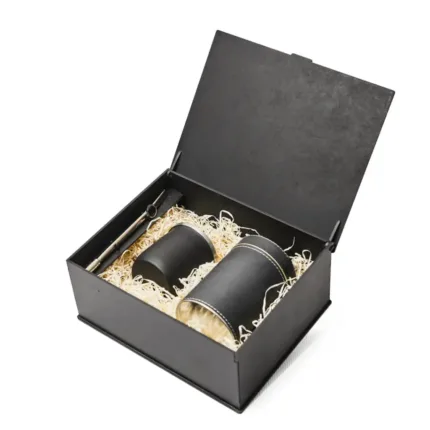 Box M Set Mate Acero Inoxidable Con 1 Lata Cilindrica 12 Cm