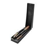 Juego De Cubiertos Premium Con Aplique G 3 Piezas En Box De Madera