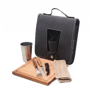 Porta Tablita X1 Cuadrado Calado Con Cubiertos Artesanales