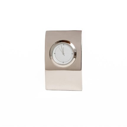Reloj de Escritorio Curvo Metálico (B83846)