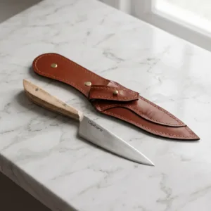 Cuchillo M En Vaina De Cuero