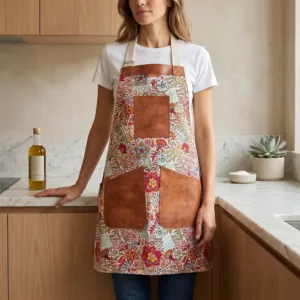 Delantal Estampado Flores Vintage