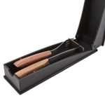 Juego De Cubiertos Premium Tradicional M 2 Piezas En Box De Madera