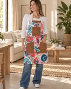 Delantal Estampado Flores Vintage