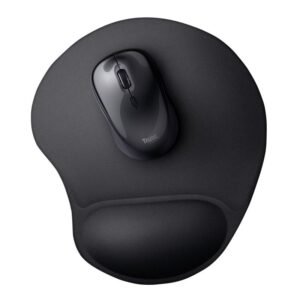 TRUST BigFoot Mouse Pad con apoya muñeca gel - Black