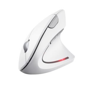 TRUST Verto Mouse Ergonomico Wireless White
