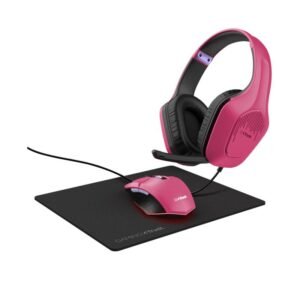 TRUST Tridox Kit Gaming Aur+Mou+Pad GXT 790P Bundle Pink
