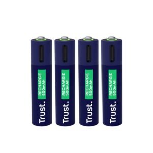 Pilas AAA x 4 Trust Recargables USB-C