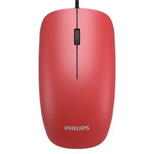 Philips - Mouse M214 Usb 1000dpi Red