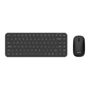 Philips Tec+Mou Wirel Usb 1600dpi 104keys Black