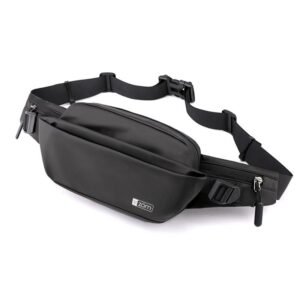 ZOM Riñonera Porto Fanny Pack Crossbody ZC-107B Black 7"