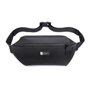 ZOM Riñonera Rio Fanny Pack Crossbody ZC-108B Black 7"