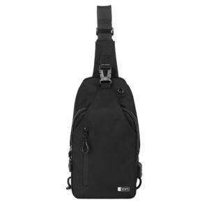 ZOM Bandolera Alaska Crossbody ZC-348B Black 10"-11" USB